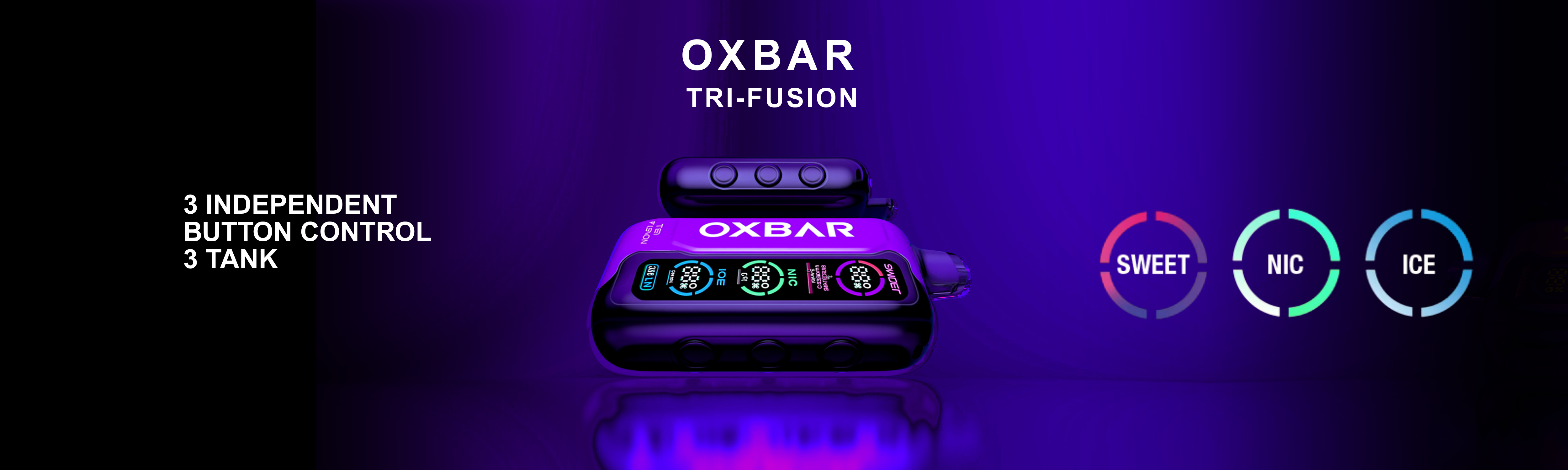 Oxbar Tri-Fusion 45000 puff elektromos cigaretta olcsón 